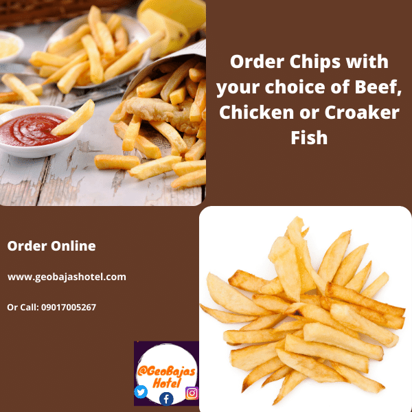 Your Choice of Protein with Chips - Geobajas Hotel